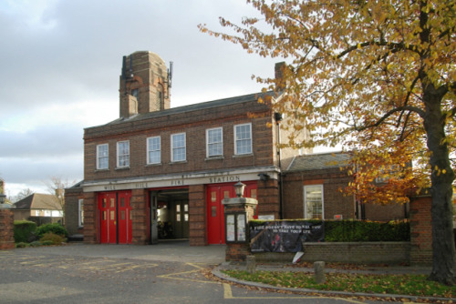 modernism-in-metroland: Mill Hill Fire Station (1929) by London County Council Architects Department