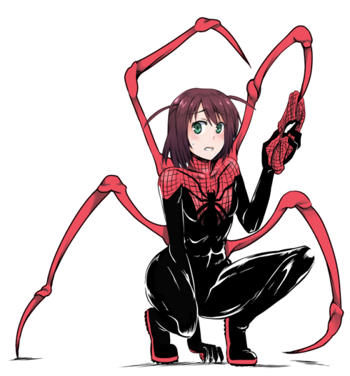supreme-leader-stoat:kansascity-tamlin:Why is Dr. Octavius an anime girl?Superior Spider-ChanSo, it 