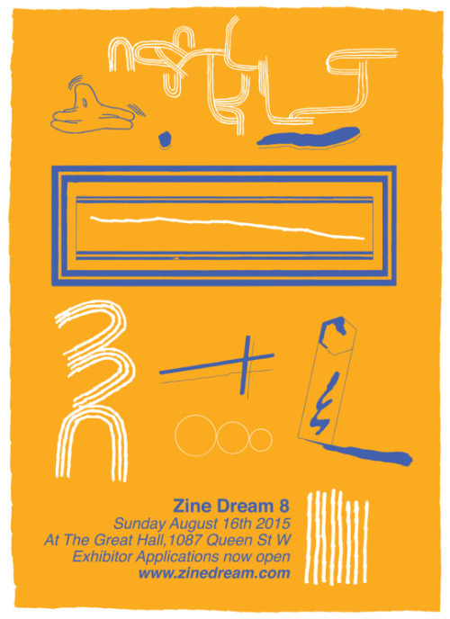 patrickkyleillustration: Poster/Hand Flyer for Zine Dream 8www.zinedream.com