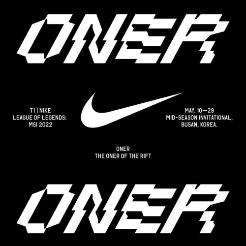 Jaehoon Choi / Nike / T1 / Oner / Typography / 2022 https://ift.tt/2PHo6cl -> Telegram Design Bot