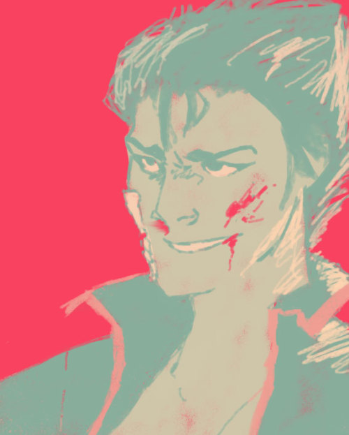 raggedyrhi:Grimmjow Jaegerjaquez for my friend Patrick, in colour scheme 9. this was fun because i e