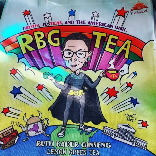 Awesome new bag from the Tea Book#iloveRBG #notoriousrbg foreverhttps://www.instagram.com/p/B5wJoMbg