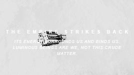annabcth:the skywalker saga + taglines