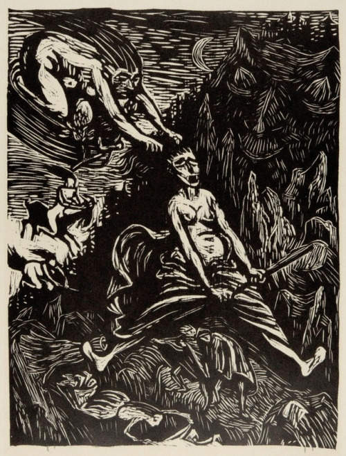 Ernst Barlach (1870-1938), ‘Walpurgisnacht - Hexenritt’, 1923Source