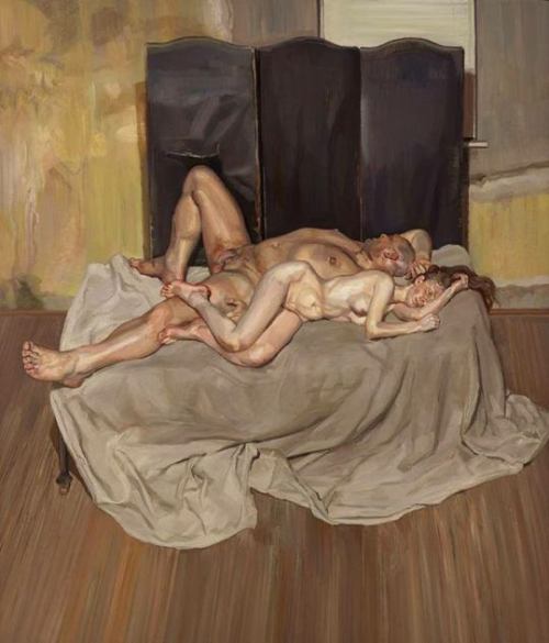 colin-vian:   Lucian Freud - And the Bridegroom (1993)