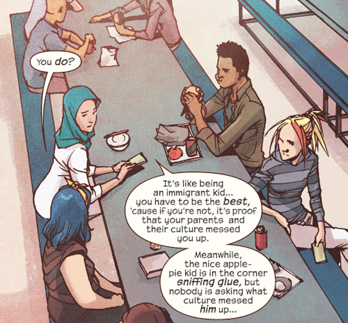 thefingerfuckingfemalefury: kamala-khan: whoop there it is. Ms Marvel, not pulling any punches here 