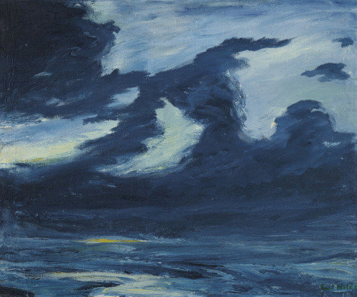 mauveflwrs:Emil Nolde - Herbstmeer XVII 1911