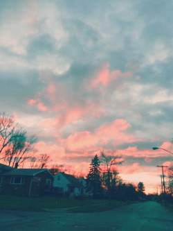 wendiqoh: The sky was really pretty today 