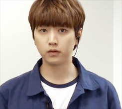 orange-sandeul:Sandeul doing the task for Baro