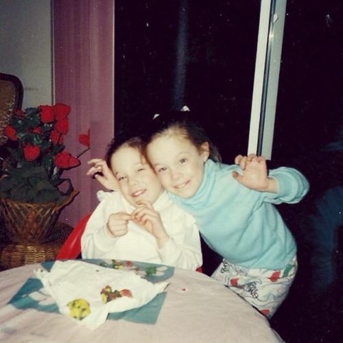 Mun TBT. Just a set of twins playing with playdoh…in a tissue.