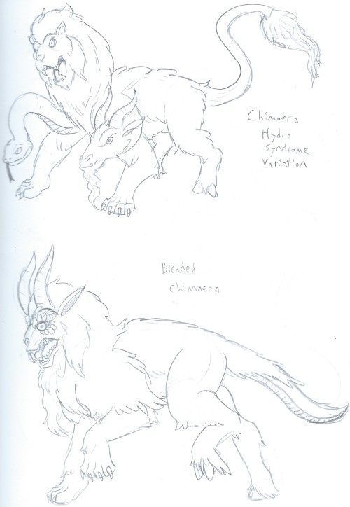  Chimaeras:The monster for which the art of magically fusing animals was named, and rightfully so, a