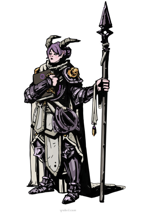 yrabril:  Vega the Cleric Vega, Tiefling cleric. Character design. — Strict with her beliefs, 