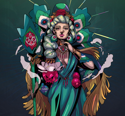 My personal take on Goddess Hera, The Queen of the Olympians, from the game Hades