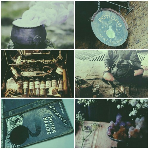 Potions • ˈpəʊʃ(ə)n/ • The study of liquids with healing, magical, or poisonous properties