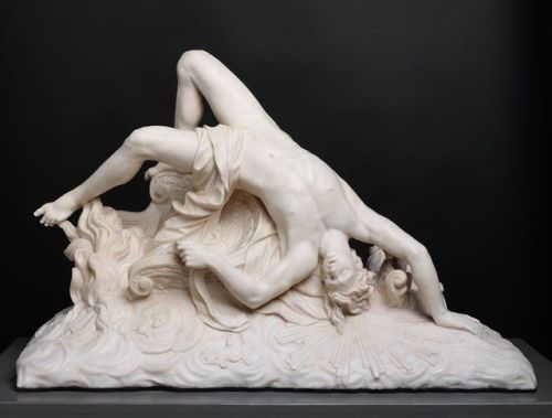 The Fall of Phaeton Statue. Marble, circa 1700-1711 CE. By Dominique Lefevre