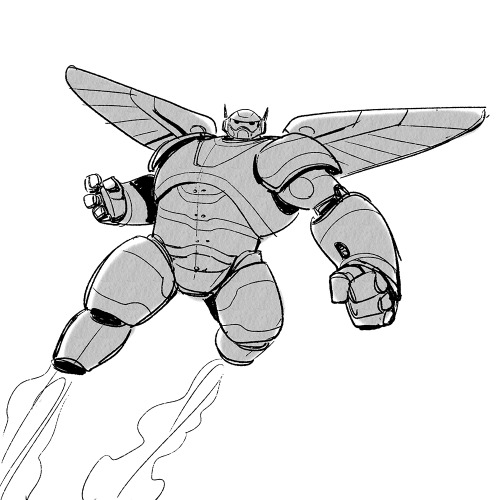 cosmoanimato: some Baymax action sketch