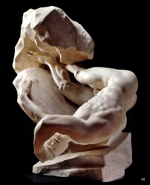 hadrian6:The Falling Titan. 1786. Thomas Banks. British 1735-1805. marble. Royal Academy of Arts.htt