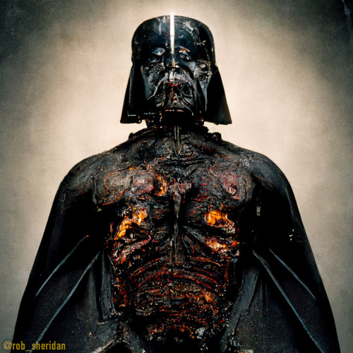 Darth Vader from “Star Wars: Episode 666: A New Flesh” by Rob Sheridan.