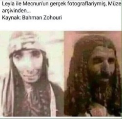 aaylenizinyobazi:   şu leyla ile mecnunun gerçek fotoğrafları yayınlanınca insanlarda bi iğrençlik sezdim. o aşka saygı duyan insanların “bunlar ne lan? maymundan mı geldik acaba? mecnuna bu bile çok” tarzı iğrenç yorumlar okudum.