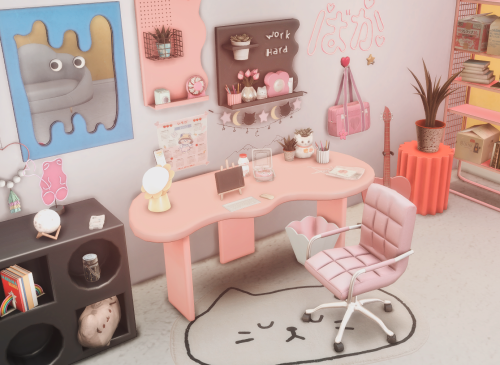 ꧁StudyRoom Set + Cinnamoroll Set꧂22 items.Functional!BGC.2k texture maps.Mostly low/medium polycount