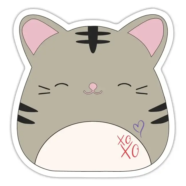lovely cute Calico cat Squishmallow Sticker
