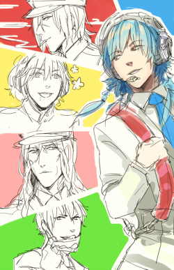 masasei:  loud screeching refined sketches done gonna lineart tomorrow……