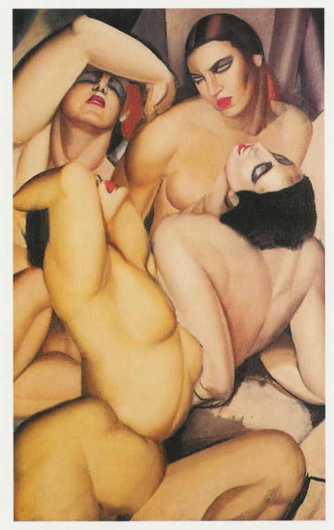 tamara-de-lempicka:Group of Four Nudes, 1925, Tamara de Lempicka