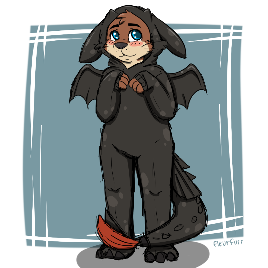 fudge-the-otter:fleurfurr:Gift art for Fudge-the-otterthanks for all your support!OMG