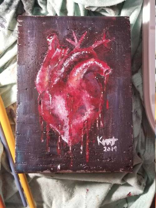 Bleeding Heart Painting //paintbykelli