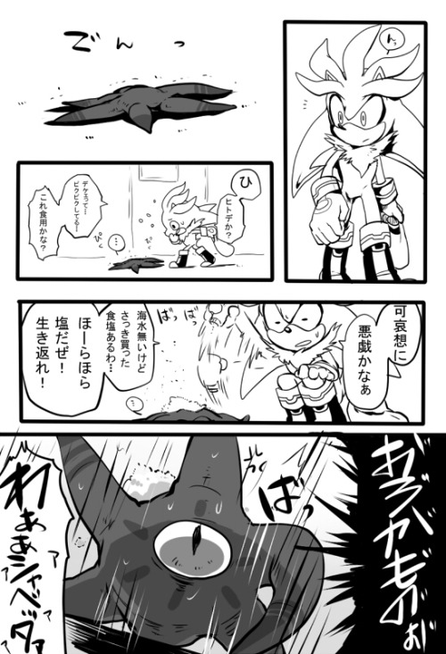 aimf0324:  【SONIC：始まりは　伯●の塩】 突発漫画。
