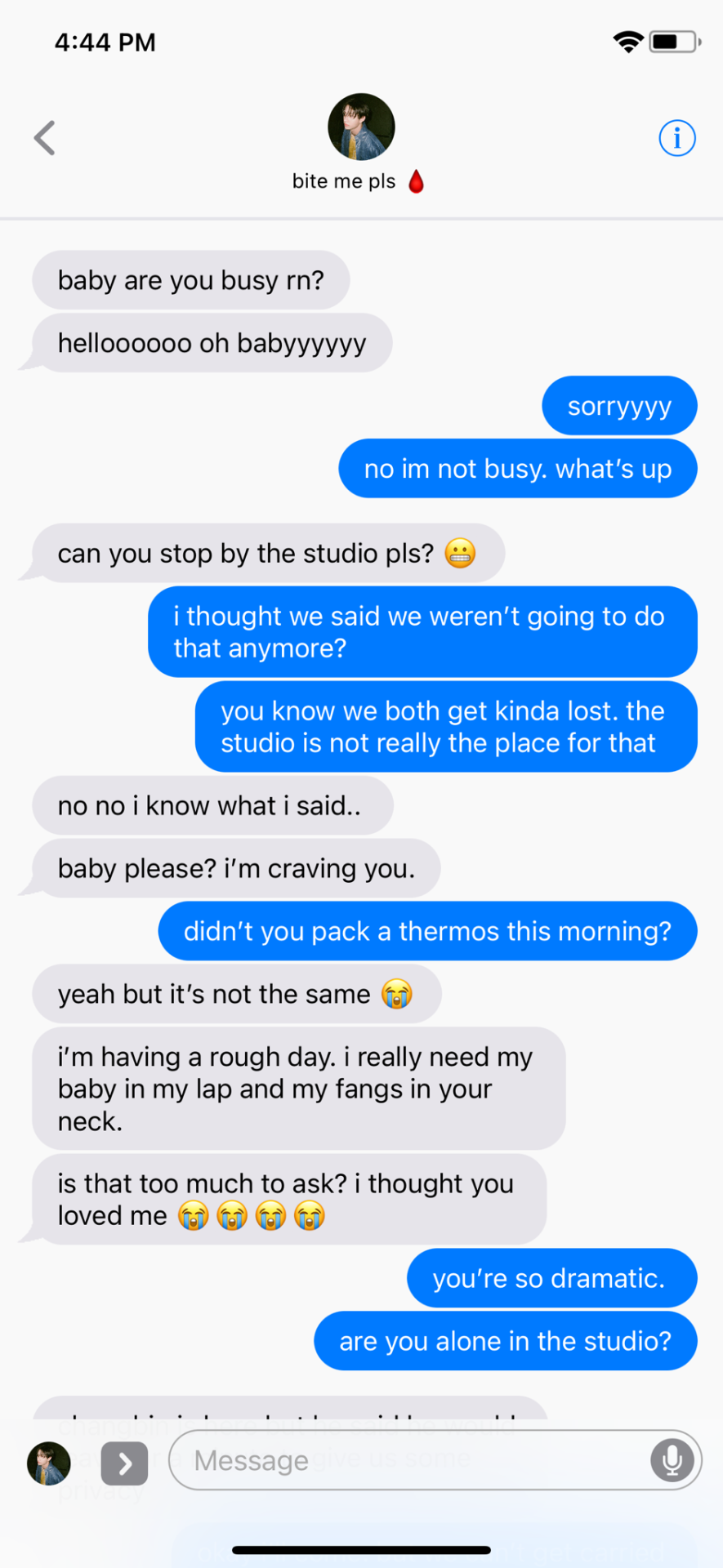 Random Texts With Vampire Chan