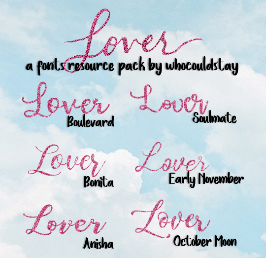 Granger S Designs Whocouldstay Lover Font Resource Pack By