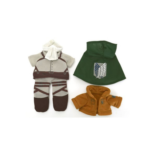 snkmerchandise: News: Shingeki no Kyojin x Broccoli Nyaa~ Costumes Original Release Date: July 2017Retail Price: 2,100 Yen each A first look at the upcoming Survey Corps cape & Levi uniform outfits for Broccoli’s Nyaa~ Costumes at AnimeJapan 2017!