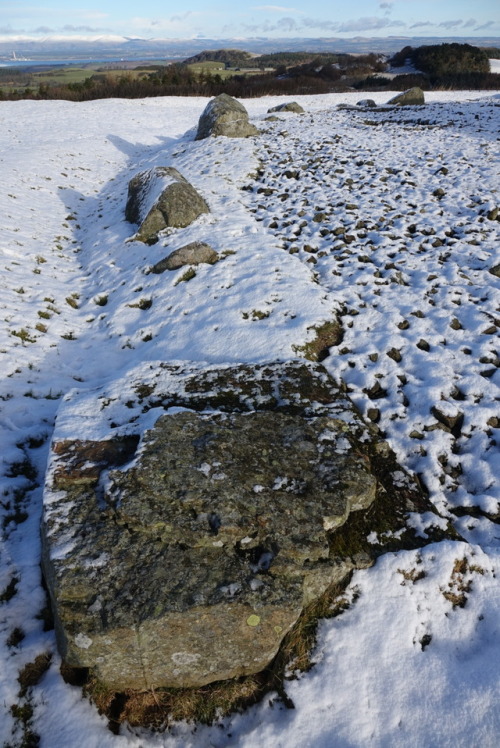 Cairnpapple Hill, Bathgate, nr. Edinburgh, 11.2.18. A prehistoric burial complex from the Neolithic 