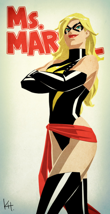 Porn photo m0rd3r:  Marvel Comics Girls by kit-kit-kit