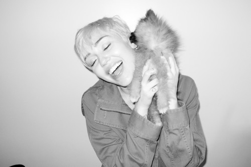 terrysdiary: Miley and Moonie at my studio #7