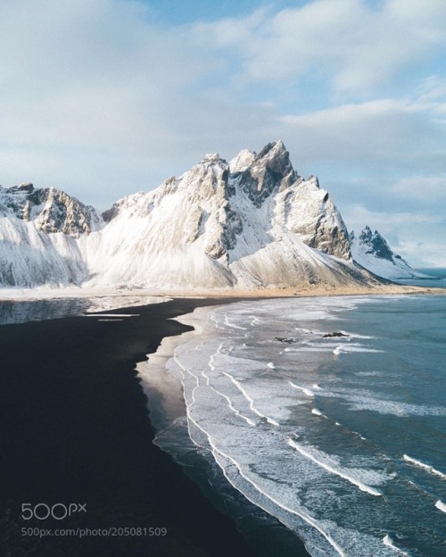 Driving down to Stokksnes is a special thing. The iconic mountain range is visible from a great&