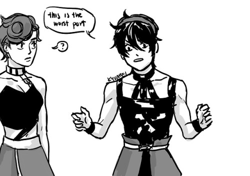 kyunmei:trish goes to narancia’s house