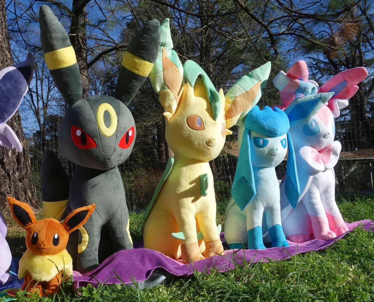 pacificpikachu: 1/1 Scale Pokémon Center Eeveelution Plush Set I always told myself