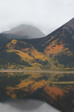 brutalgeneration:  ‘Splashes of Paint’, United States, Colorado, Aspen, Independence Pass, Twin Lakes by WanderingtheWorld (www.ChrisFord.com) on Flickr.
