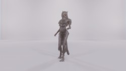 immersivebodies:  This is a test of a “furrier” Khajiit concept. Currently it doesn’t seem to be possible to make a mesh, that uses transparency, to be effected by the body color. If I can get it to work it will either come as an option for the