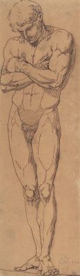 Anonymous, Italian, Nude Study, early 19th