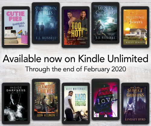 These Riptide titles are now on Kindle Unlimited for a limited time! https://riptidepublishing.com/p