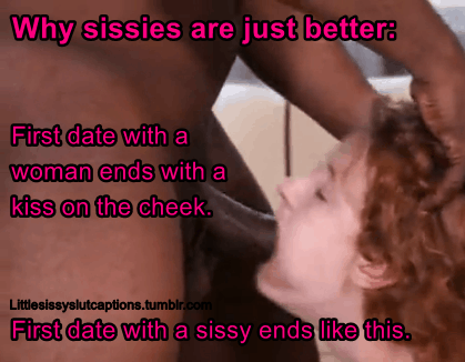 littlesissyslutcaptions:  Hundreds of Original Sissy Captioned gifs!Original cheating and cuckold captions!