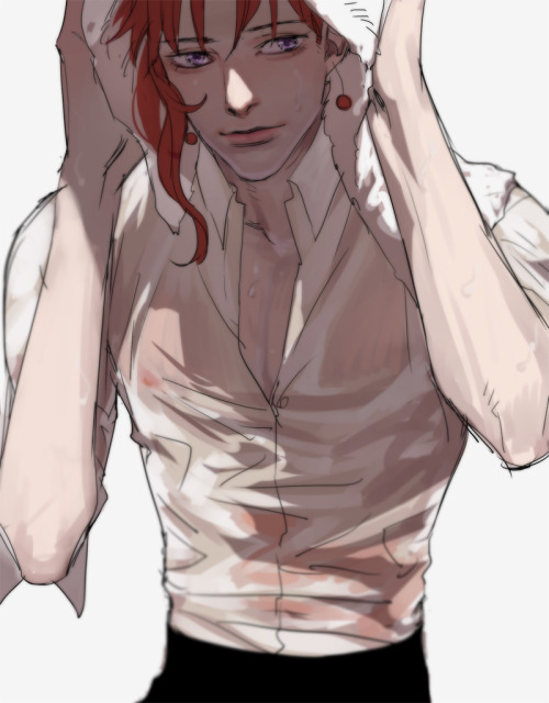 giogiomaula:  Jotaro/Kakyoin BL/Yaoi art. Source.