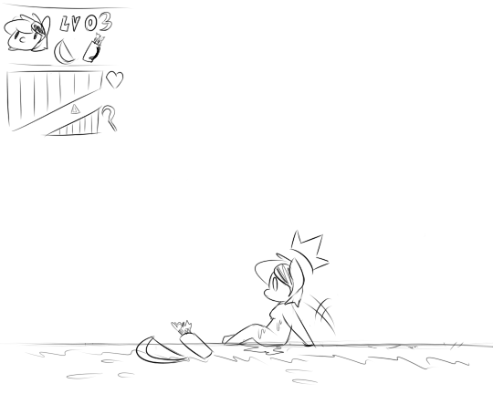 gamepony-verysecret:after blackout she woke up with…  &hellip;meep O__o