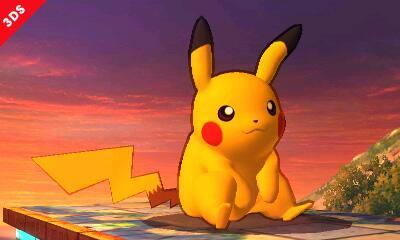 Pikachu features in todays Super Smash Bros for Nintendo 3DS Screenshot