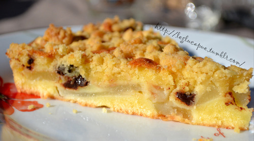 Le Glu Ca Pue Recettes Sans Gluten Gateau Crumble Aux Poires Et Au Chocolat