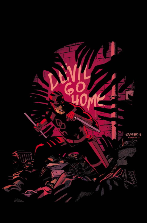 thezodiack:Daredevil covers by Chris Samnee