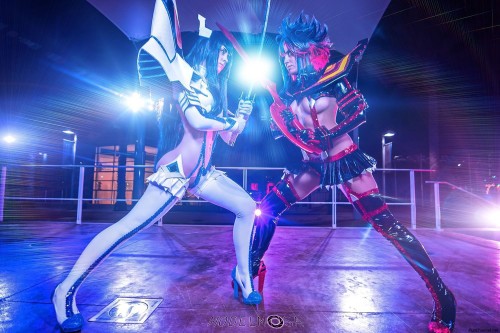 whybecosplay: Ryuko Matoi vs Satsuki Kiryuin – KILL la KILL by Khainsaw